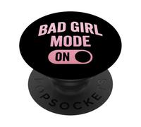 Modo de Chica Mala en la Noche de Chicas Malas PopSockets PopGrip Adhesivo