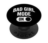 Modo de Chica Mala en la Noche de Chicas Malas PopSockets PopGrip Adhesivo