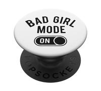 Modo de Chica Mala en la Noche de Chicas Malas PopSockets PopGrip Adhesivo