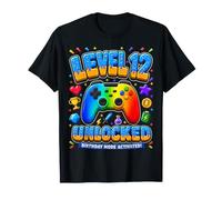 Modo de cumpleaños de Jugador Desbloqueado de Nivel 12 activ Camiseta