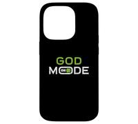 Modo de Dios encendido - Divertido Carcasa para iPhone 14 Pro