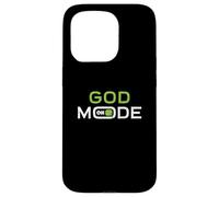 Modo de Dios encendido - Divertido Carcasa para iPhone 15 Pro
