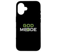 Modo de Dios encendido - Divertido Carcasa para iPhone 16