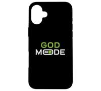 Modo de Dios encendido - Divertido Carcasa para iPhone 16 Plus