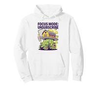 Modo de Enfoque: Darse de Baja Productividad Humor Funny Office Sudadera con Capucha