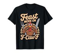 Modo de Fiesta en F Caw F Turquía Humor de Acción de Gracias Camiseta