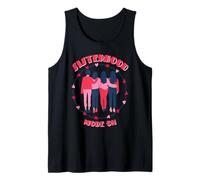 Modo de Hermandad Encendido: diseño con Corazones, para Hermanas, Mujeres Camiseta sin Mangas