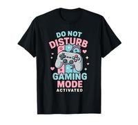 Modo de Juego Gamer Girl Activado Divertido Videojugador Camiseta