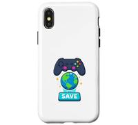 Modo de Juego Salvar el Mundo Carcasa para iPhone X/XS
