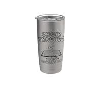 Modo de maestro de coro Siempre activo Educador musical Vaso térmico de acero inoxidable de doble pared