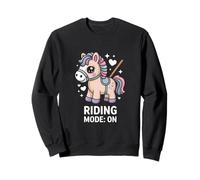 Modo De Montar En Pastel Pony Corazones Ecuestre Sudadera