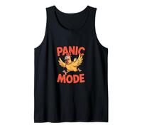 Modo de pánico Pollo Divertido Caos Humor Camiseta sin Mangas