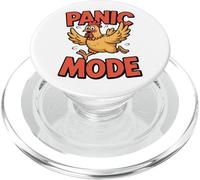 Modo de pánico Pollo Divertido Caos Humor PopSockets PopGrip para MagSafe