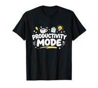 Modo de productividad Divertido Trabajo Enfoque Mentalidad Diseño Camiseta