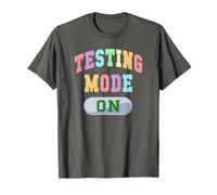 MODO DE PRUEBA DE Cheer: EN el día del examen Maestro ABCD History Rocks Camiseta