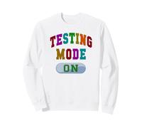 Modo DE Prueba DE Humor: EN el día del Examen Profesor Bruh Stem Historia Sudadera