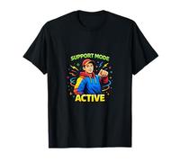 Modo de Soporte Diseño de mentalidad Positiva Activa Camiseta