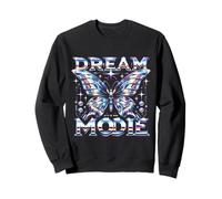Modo de sueño con gráficos Retro de Mariposas Y2K Sudadera