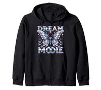 Modo de sueño con gráficos Retro de Mariposas Y2K Sudadera con Capucha