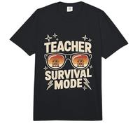 Modo de Supervivencia de Maestro Divertido de Regreso a la Escuela Comfort Colors Adult Heavyweight T-Shirt
