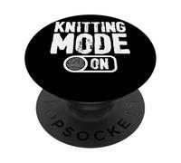 Modo de tejer en entusiasta del hilo PopSockets PopGrip Adhesivo