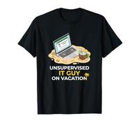 Modo de Vacaciones Fuera de la Oficina Profesional de TI sin supervisión Camiseta