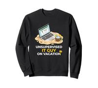 Modo de Vacaciones Fuera de la Oficina Profesional de TI sin supervisión Sudadera