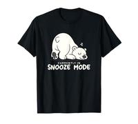 Modo Descanso Oso Polar Sueño Lento Perezoso Relajado Camiseta