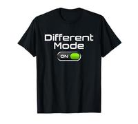 Modo Diferente en Juegos Minimalistas Estilo mentalidad de Jugador Camiseta
