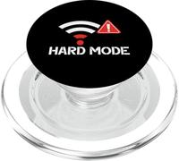 Modo Difícil Sin WiFi Divertido Jugador Broma Juegos Humor Videojuegos PopSockets PopGrip para MagSafe