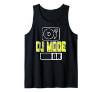 Modo DJ Activado Humor Noche Club EDM Beat Camiseta sin Mangas