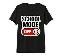 Modo Escolar Desactivado Vacaciones de Verano Fin de año Primavera Maestro Camiseta Premium