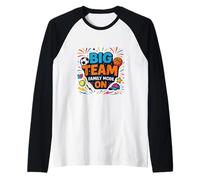 Modo Familia Big Team Activado Camiseta Manga Raglan