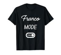 Modo Franco Activado Nombre Gracioso Camiseta gráfica económica