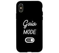 Modo Gaia Activado Nombre Gracioso Carcasa para iPhone X/XS