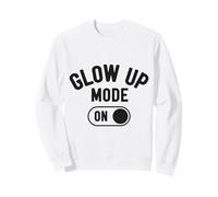 Modo Glow Up En Funny Baddie Girls Trips Bestie Sudadera