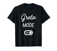 Modo Greta Activado Nombre Gracioso Camiseta gráfica económica