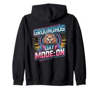 Modo Groundhog Day en la predicción del Tiempo Divertido Sudadera con Capucha