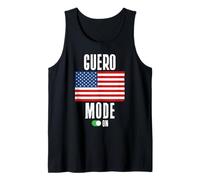 Modo Guero En Divertido Humor Latino Mexicano-Americano Orgullo USA Camiseta sin Mangas