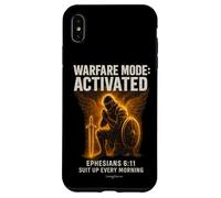 Modo Guerra Activado Efesios 6:11 Guerrero Armadura de Dios Carcasa para iPhone XS Max