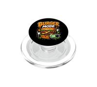Modo Hamburguesa en Divertido diseño de Hamburguesa con Queso PopSockets PopGrip para MagSafe