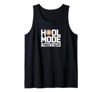 Modo HODL Activado Crypto Bitcoin Blockchain Crypto Trader Camiseta sin Mangas