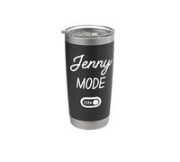 Modo Jenny Activado Nombre Gracioso Vaso térmico de acero inoxidable de doble pared