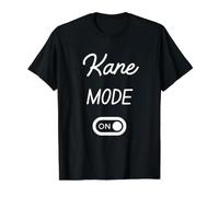 Modo Kane Activado Nombre Gracioso Camiseta gráfica económica, Hombre, Negro, M