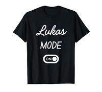 Modo Lukas Activado Nombre Gracioso Camiseta gráfica económica
