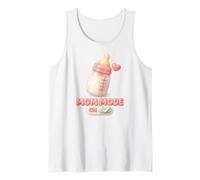 Modo mamá en biberón Linda Nueva mamá Día de la Madre Camiseta sin Mangas