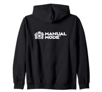 Modo Manual Fotógrafo Cámara Minimalista Sudadera con Capucha