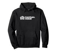 Modo Manual Fotógrafo Cámara Minimalista Sudadera con Capucha