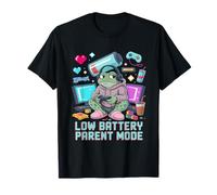 Modo Padre de batería Baja Cansado Jugador Camiseta