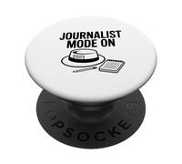 Modo Periodista en una Cita Divertida para los Amantes de Las Noticias PopSockets PopGrip Adhesivo